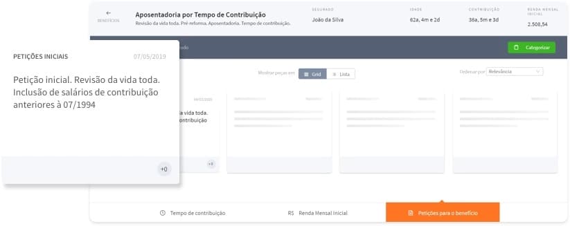 Petições práticas para a revisão da vida toda